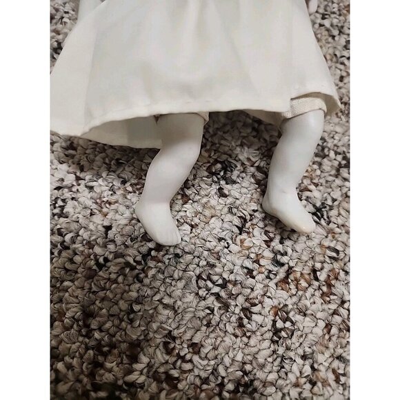 Vintage Antique Porcelain Sweet Blue Eyed Baby Doll 12" - Picture 10 of 12
